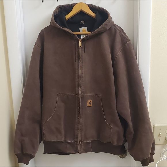 Carhartt Other - Rare Vintage carhartt thermal lined canvas jacket size men's XL